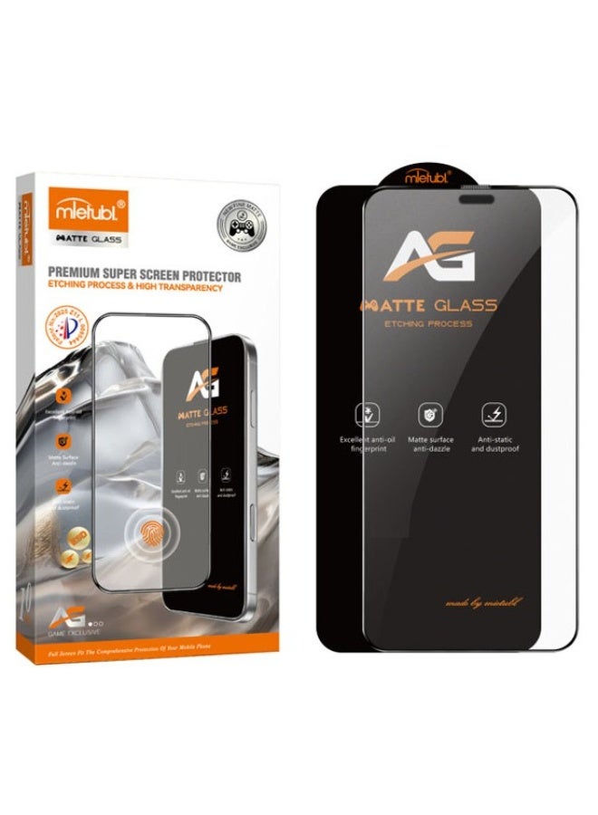 mietubl AG Matte Tempered Glass Screen Protector for iPhone 17 Pro, Anti Reflection, Anti Fingerprint, Clear, 2026 Upgraded - Image 1